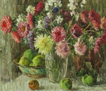 Still life with flowers ( ). Rudin Petr