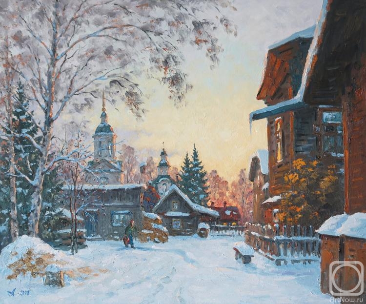 Alexandrovsky Alexander. Muromsky courtyard. Winter