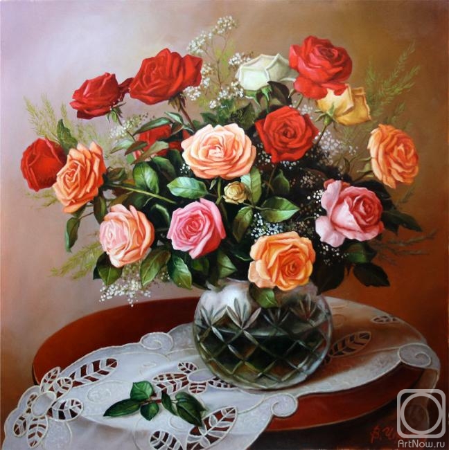 Cherkasov Vladimir. Bouquet of roses
