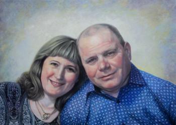 Portrait of a married couple. Voronkin Sergey