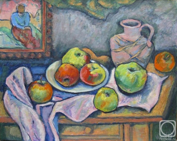 Ixygon Sergei. Apples with picture as background