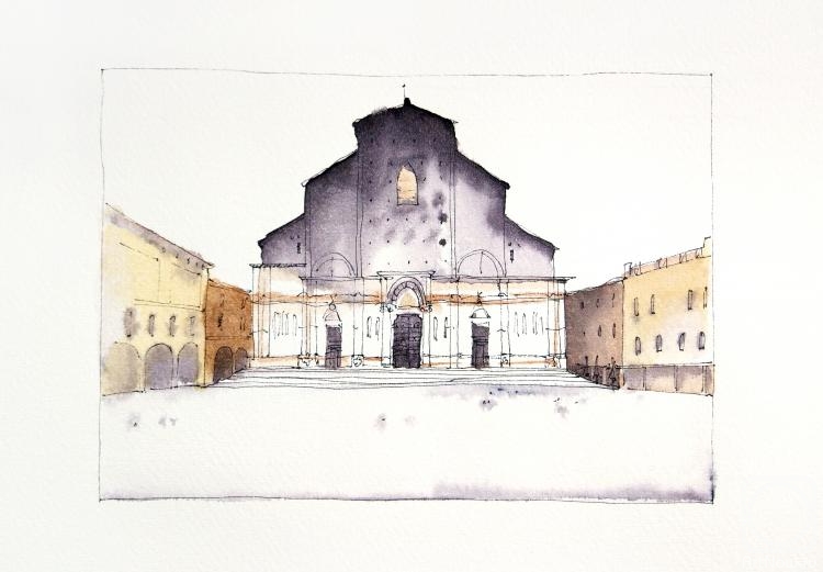 Abramova Tatyana. Basilica of San Petronio