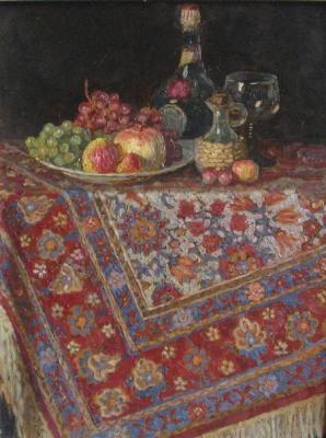 Still life with fruit. Komarov Alexandr
