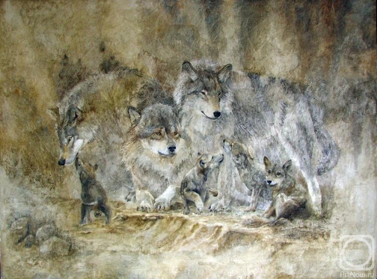 Pogosyan Sergey. Wolf cubs
