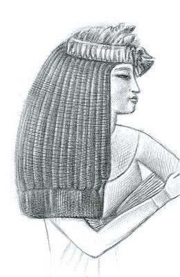 Long Wig of Egyptian Noble Woman. Yudaev-Racei Yuri