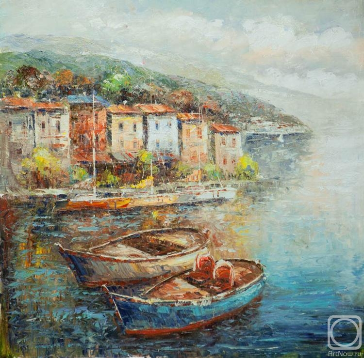Vevers Christina. Boat from the Ligurian seafront N2