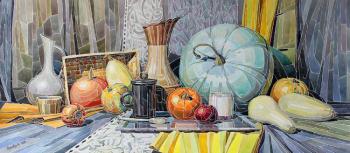 Still life with pumpkins (    ). Maslova Julea
