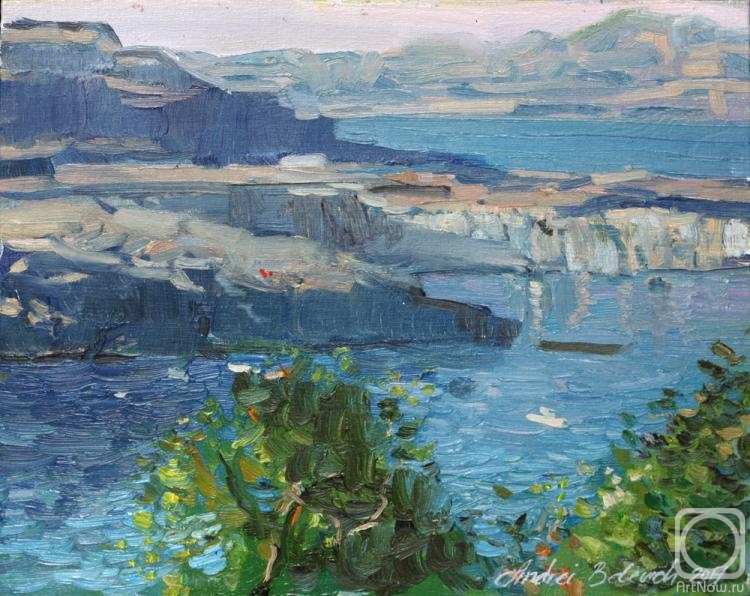 Belevich Andrei. View of Lindos Bay