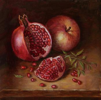 Still life with pomegranate. Gayduk Irina