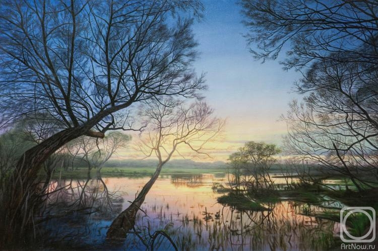 Kamskij Savelij. Blue night