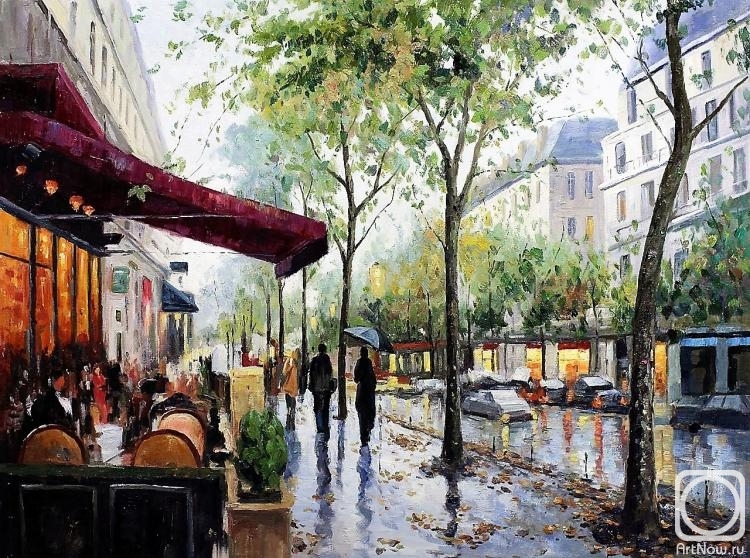 Romm Alexandr. Copy of paintings by E. J. Paprocki "Streets of Europe"