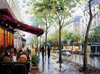 Copy of paintings by E. J. Paprocki "Streets of Europe". Romm Alexandr