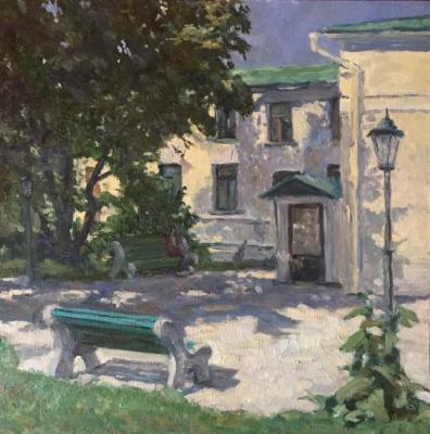 In a court yard of the museum of L.N. Tolstoy (etude). Vorobieva Irina