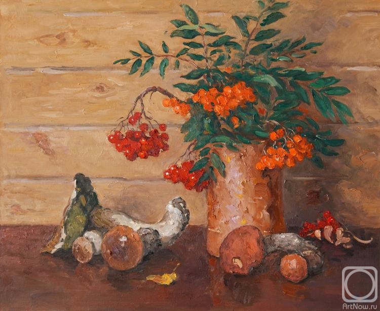 Alexandrovsky Alexander. Mushrooms and rowanberry