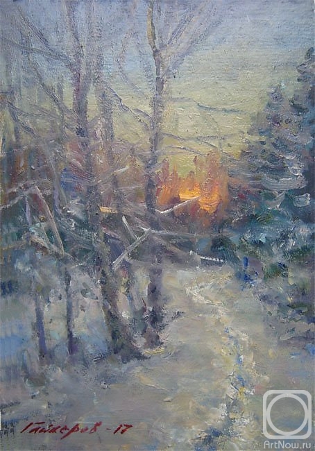 Gaiderov Michail. Winter twilight