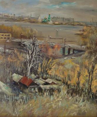 View of the city from the stelae (). Lednev Alexsander