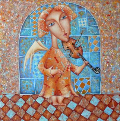 Angel with violin. Sulimov Dmitriy