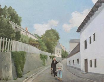 Street in the Shtetsling. Tafel Zinovy