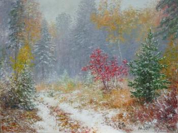 Snowy Autumn. Maryin Alexey