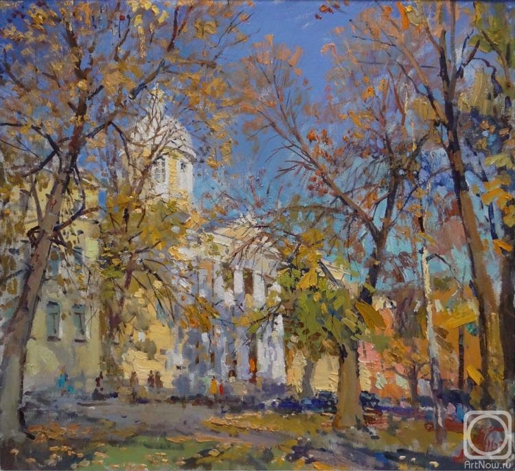 Lukash Anatoliy. Autumn. Church of St. Catherine