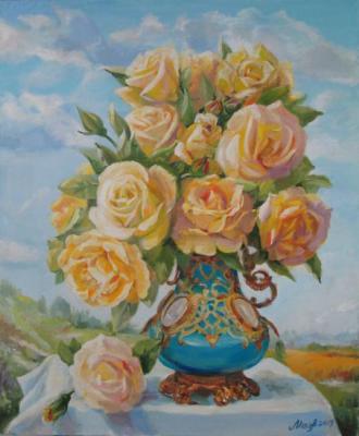 Yellow roses. Mahnach Valeriya