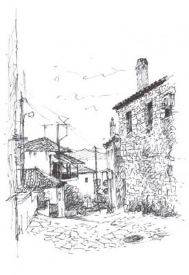 Greec, Afitos street