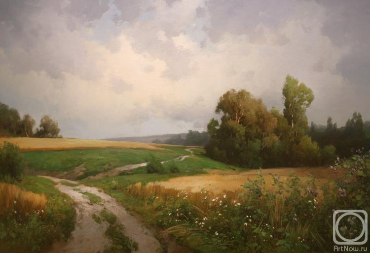 Pryadko Yuriy. And rye, and trails, and flowers