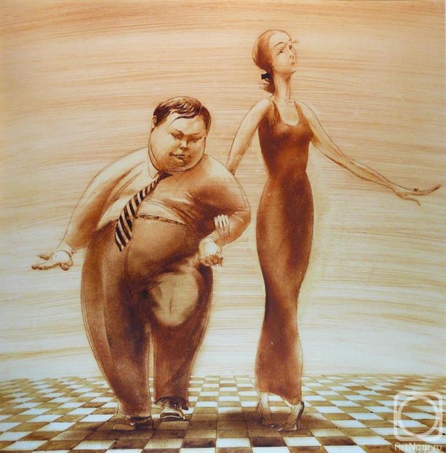 Eldeukov Oleg. Dance. Fat Man and Lady