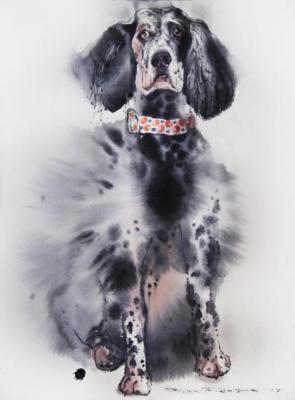 Walking!! Please (Gray Dog). Flerova Olga