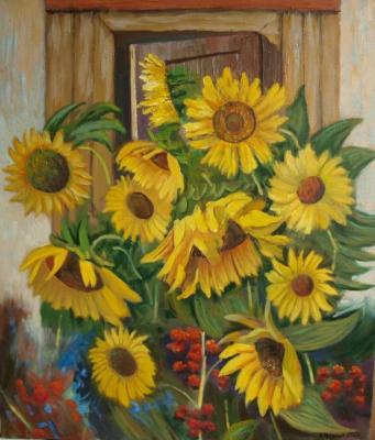 Sunflowers at home