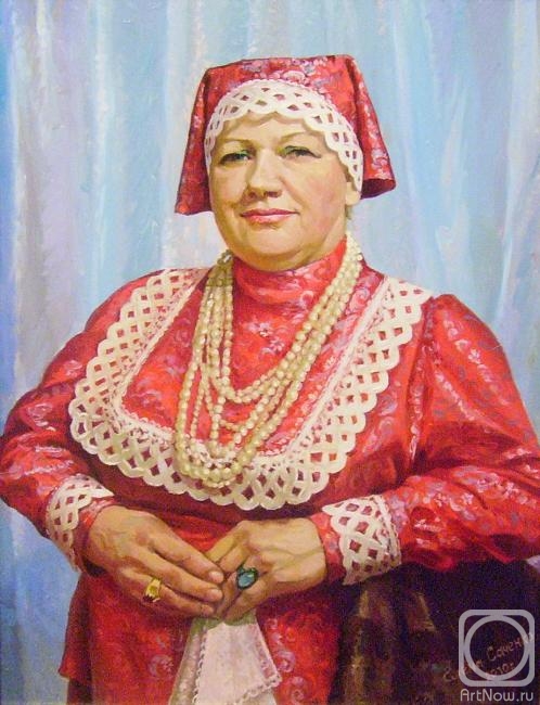 Sachenko Elena. Portrait of Mom