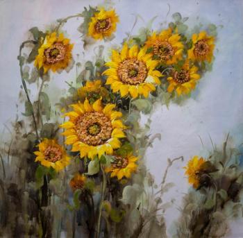 Still life with sunflowers N1. Potapova Maria