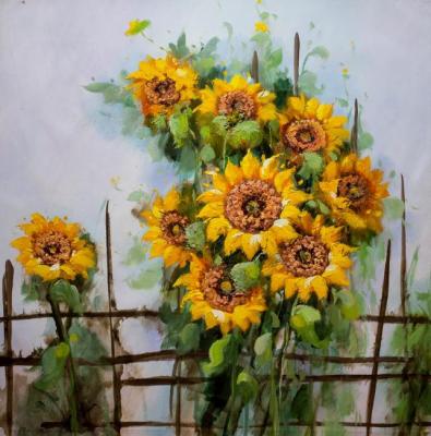 Still life with sunflowers N2. Potapova Maria