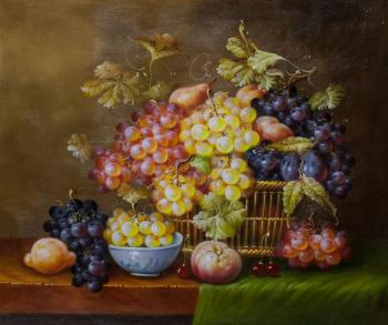 Still life with fruit in baroque style N2. Potapova Maria