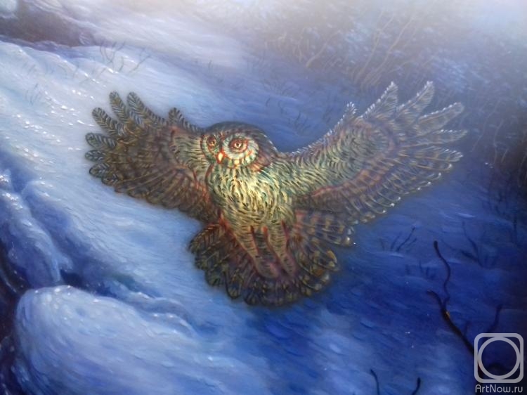 Bebihov Dmitry. Landscape with owl