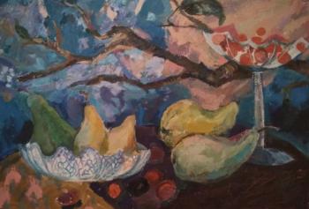 Still life with pears