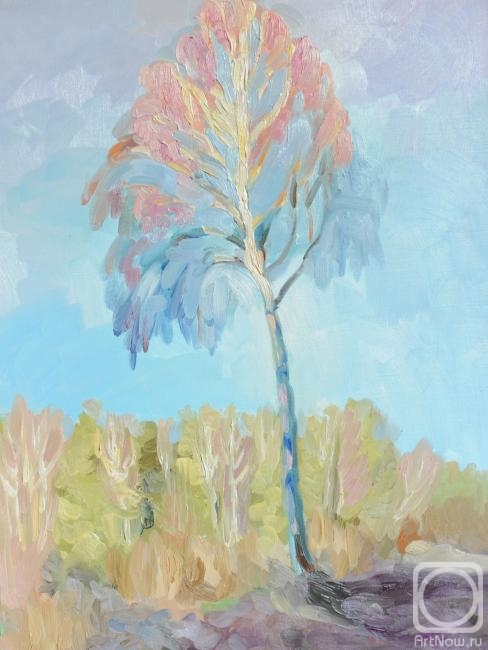 Yavisheva Tatiana. Birch in November