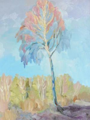 Картина «Береза в ноябре»