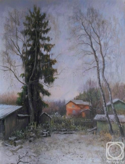 Goryunova Olga. November in the village Solmanovo