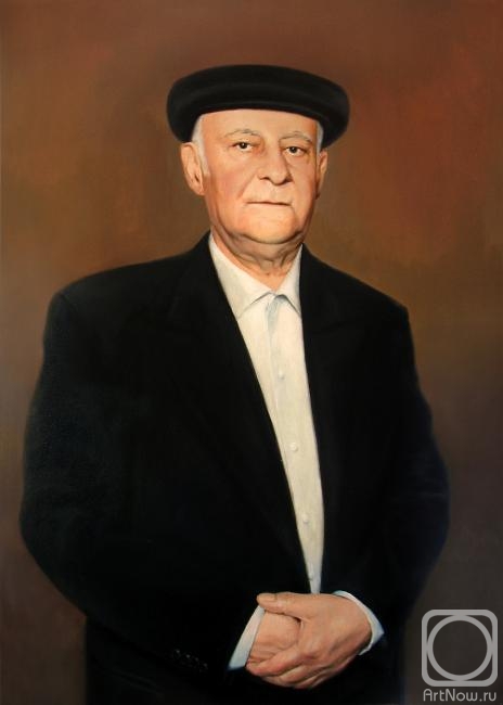 Pilyaev Alexander. Portrait of a man in a cap