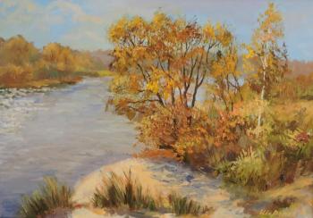 Lake Mutnoye in autumn (). Sharapov Michail