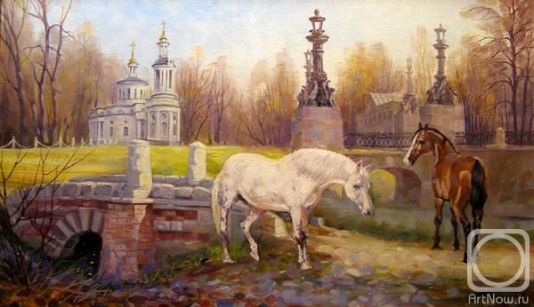 Gerasimov Vladimir. Moskva. Usadba Vlaherenskoye-Kuzminki (horse-riding yard)