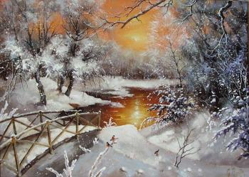 Boev Sergey Yurievich. Winter landscape