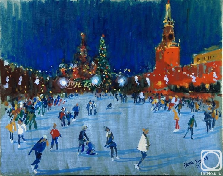 Petrova Elena. The icerink. Red Square