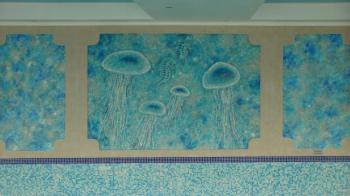 Decor in the pool