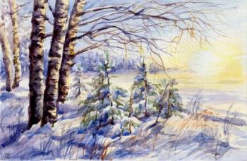 Winter Sunrise (The Awakening Of Nature). Kozlova Mariya