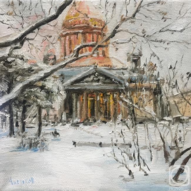 Chistiakov Vsevolod. Under a blanket of snow