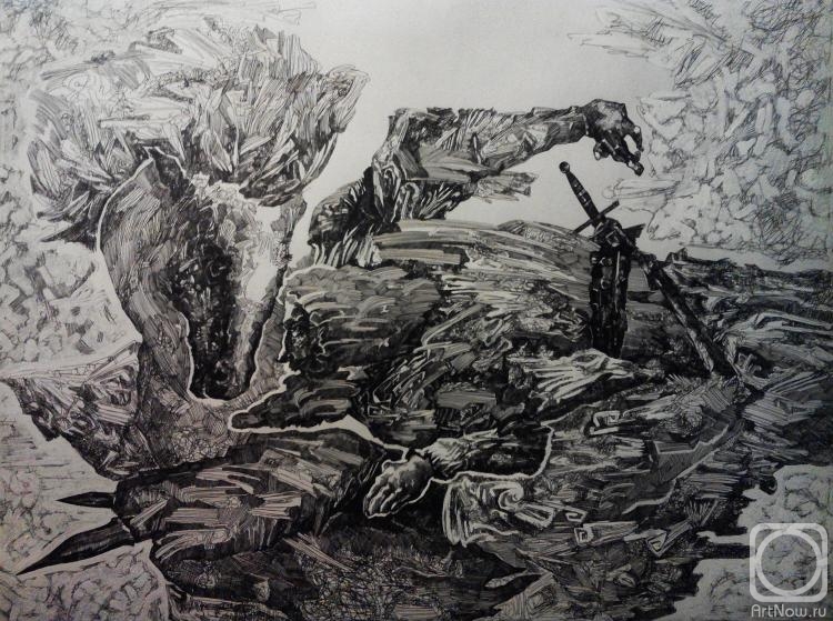 El-Safadi Victor. Horseman with banners