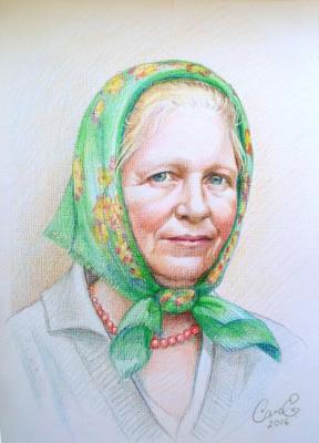Aunt's portrait. Sachenko Elena