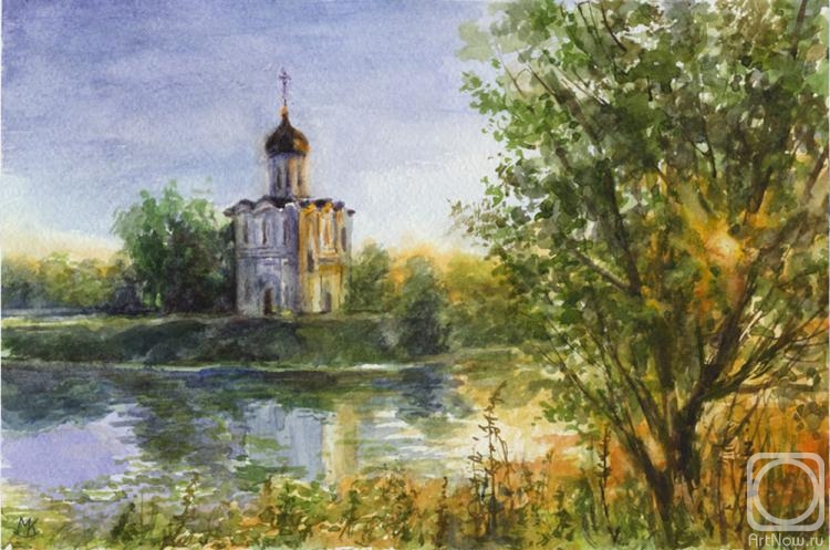 Kozlova Mariya. The Church of the Intercession on the Nerl